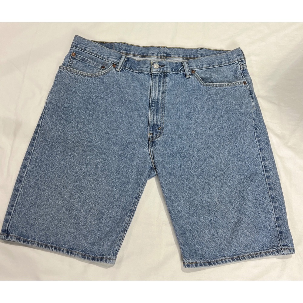 Levi's‎ 505 Denim Shorts Mens 40 Blue Regular Fit Jean Casual Summer Classic C06